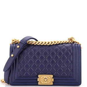 Chanel Boy Flap Bag Quilted Lambskin #237528C46B